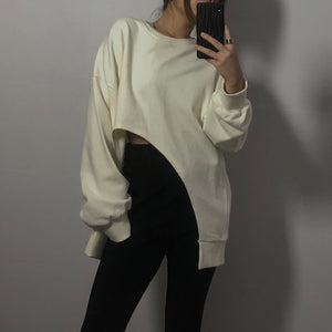 The cut out sweater