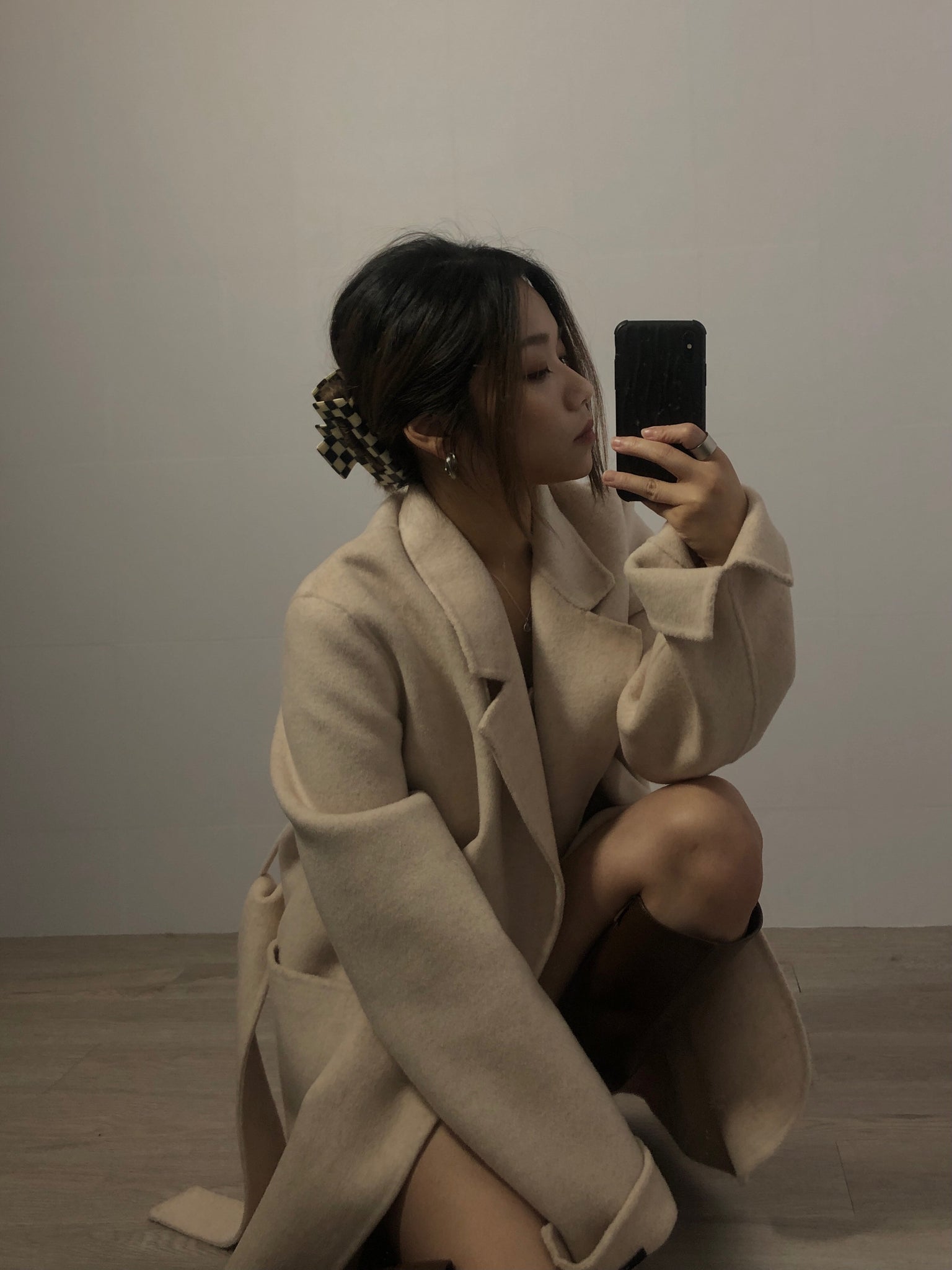 Handmade wool coat