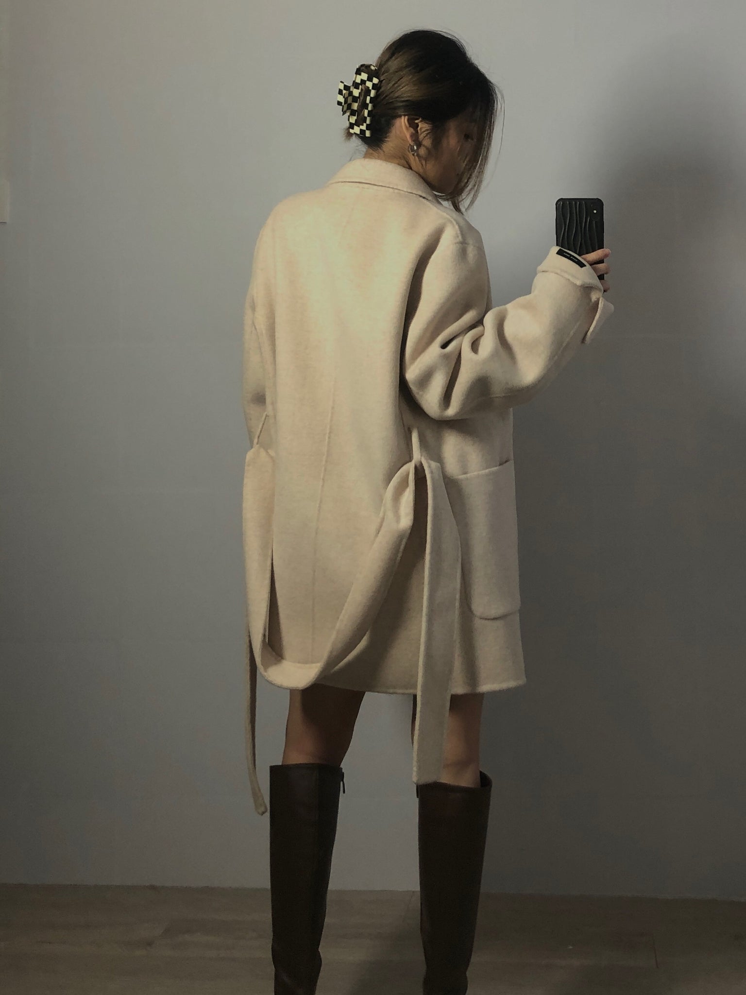 Handmade wool coat