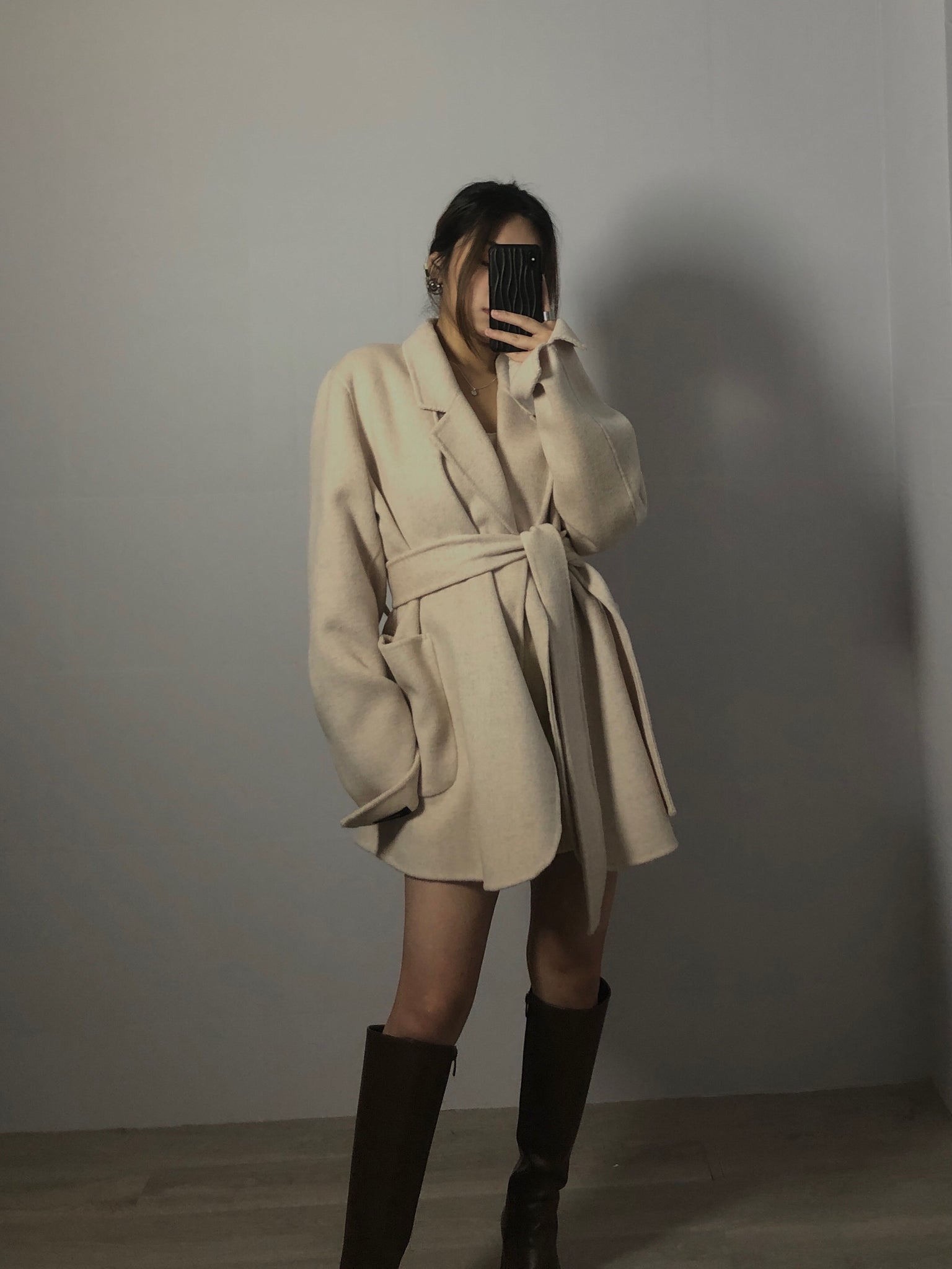 Handmade wool coat