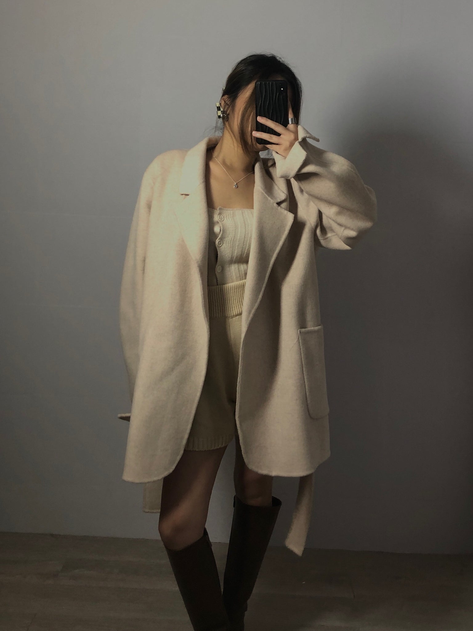 Handmade wool coat