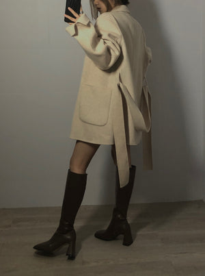 Handmade wool coat